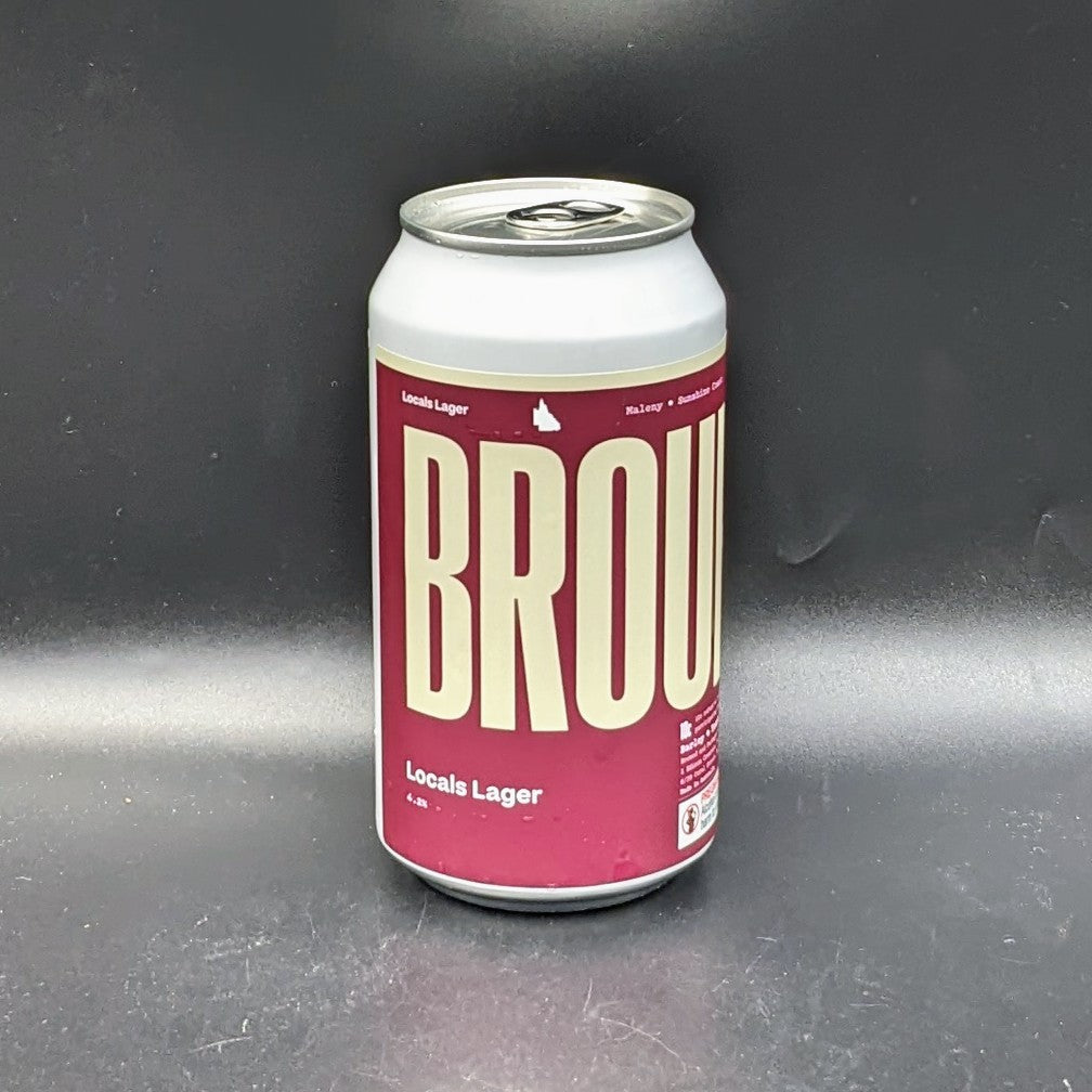 Brouhaha Locals Lager Can Sgl - Saccharomyces Beer Cafe