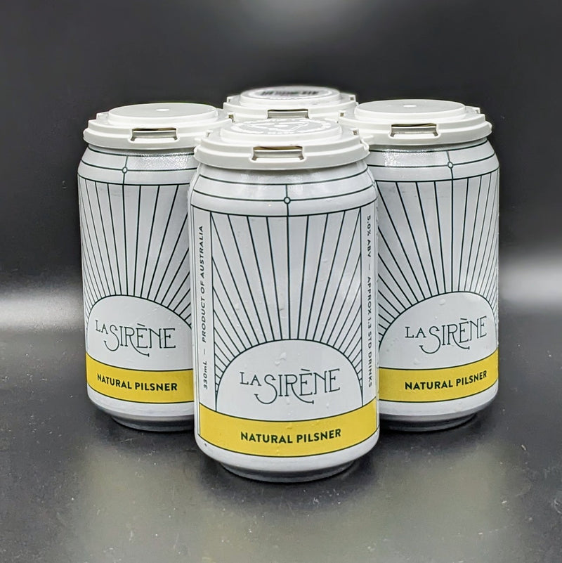 La Sirene Natural Pilsner Can 4pk