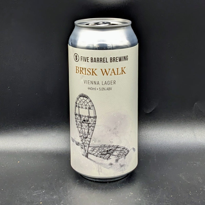 Five Barrel Brisk Walk Vienna Lager Can Sgl