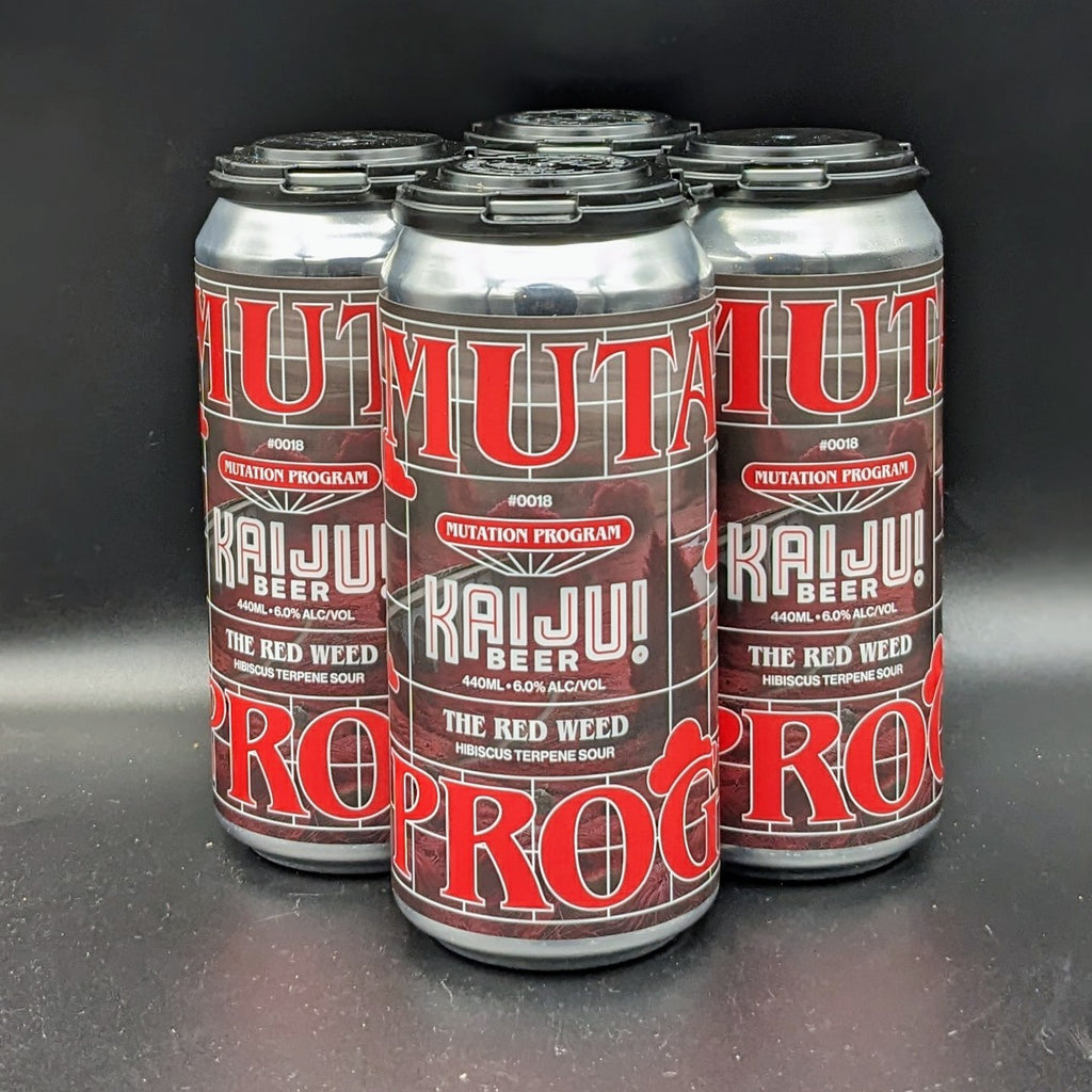 Kaiju The Red Weed Hibiscus Terpene Sour Can 4pk - Saccharomyces Beer Cafe