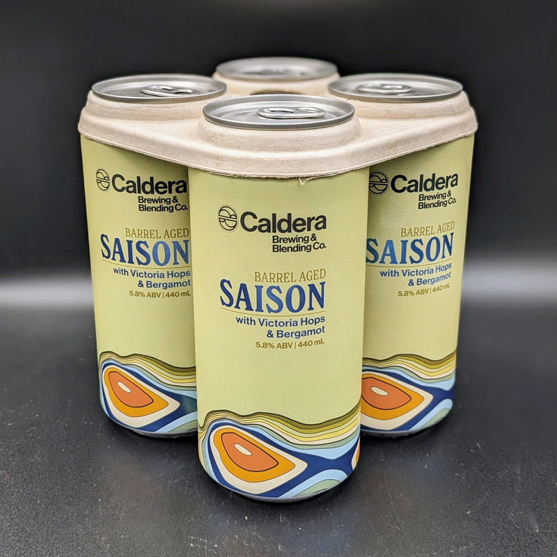 Caldera Saison Dry Hopped w/ Victoria Hops & Bergamot Can 4pk