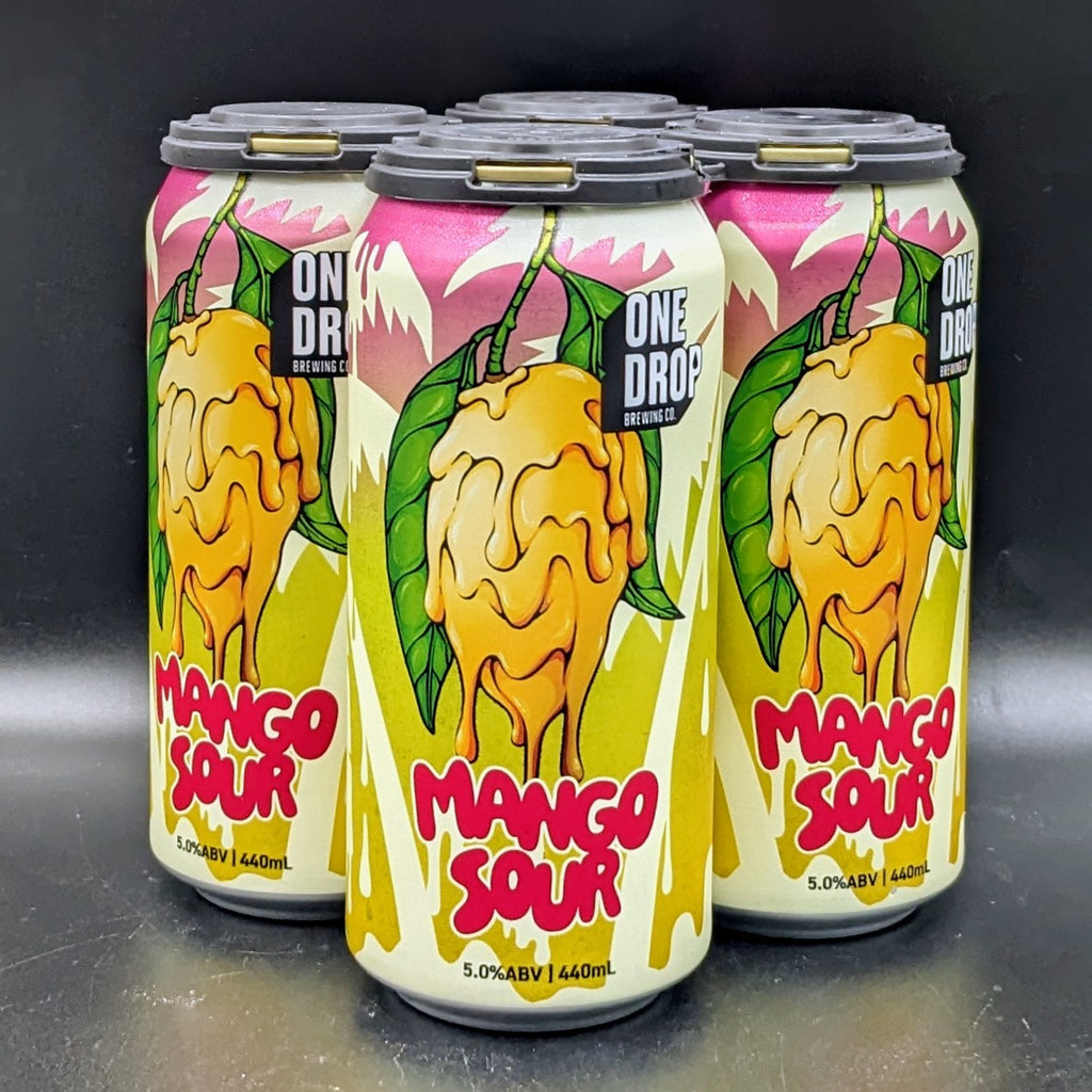 One Drop Mango Sour Can 4pk - Saccharomyces Beer Cafe