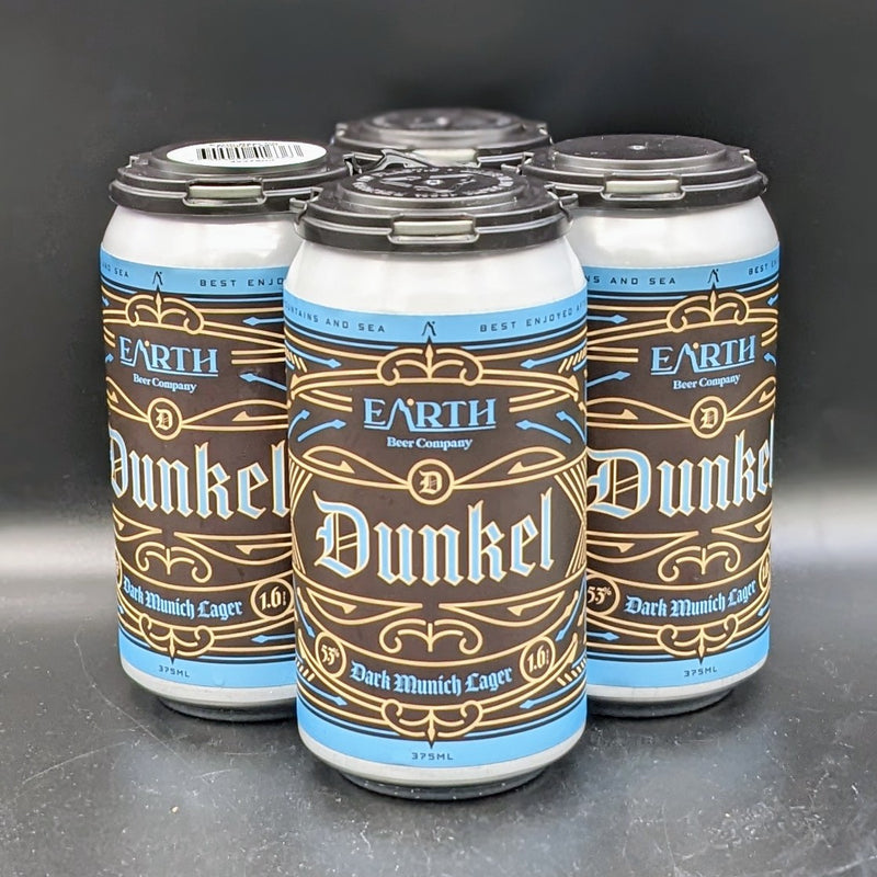 Earth Beer Dunkel Dark Munich Lager Can 4pk