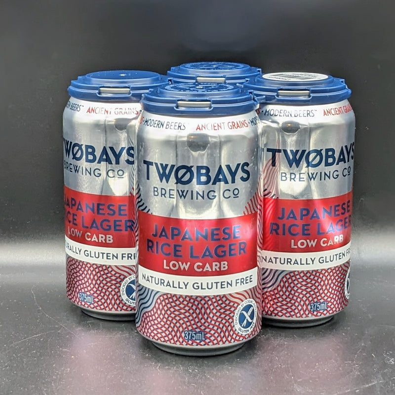 TWOBAYS Japanese Rice Lager Can 4pk