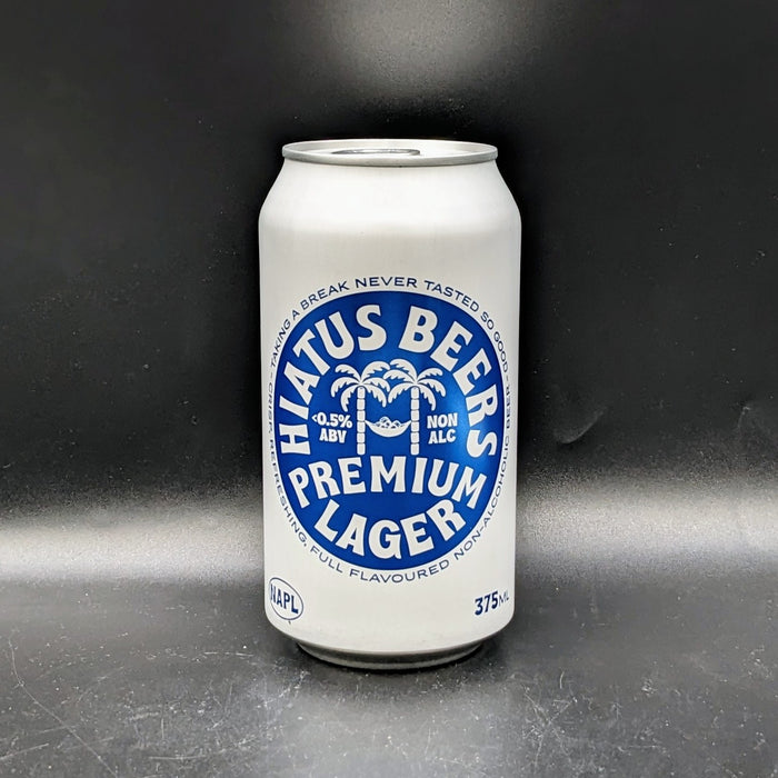 Hiatus Beers Non Alc Premium Lager Can Sgl 375ml