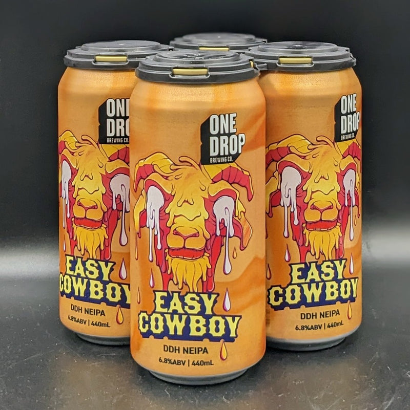 One Drop Easy Cowboy DDH NEIPA Can 4pk