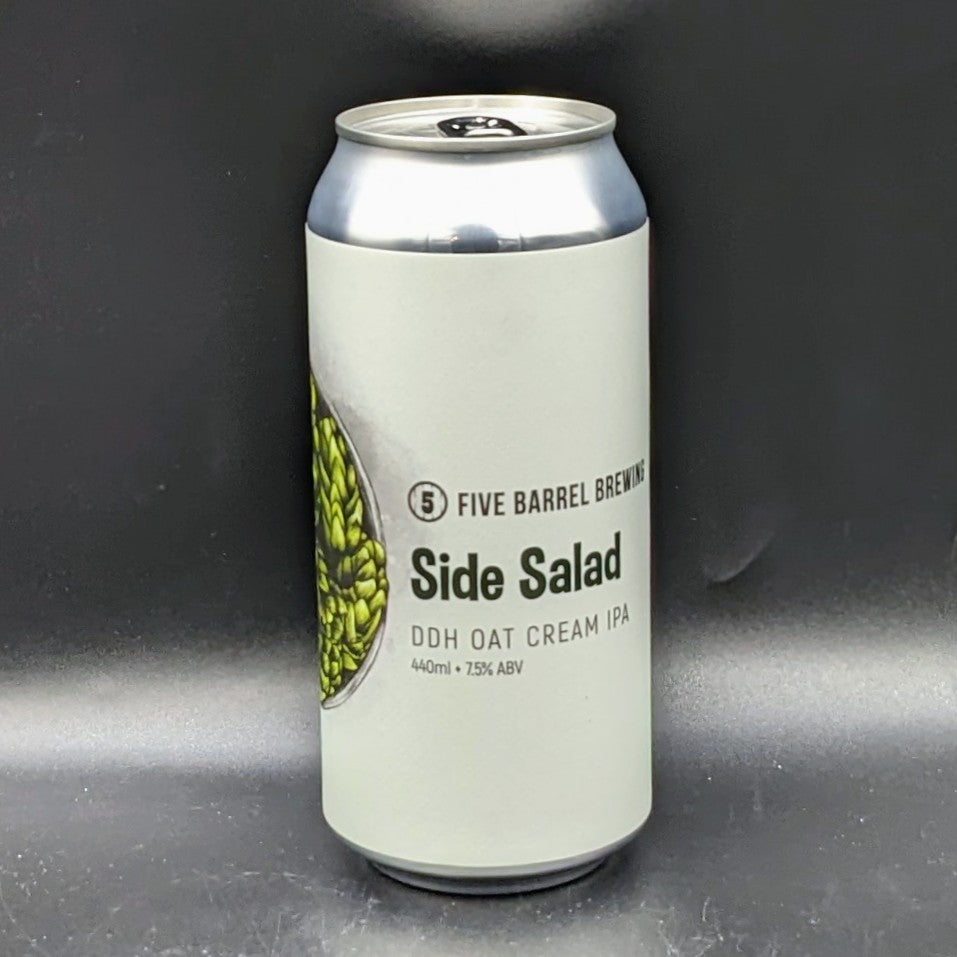 Five Barrel Side Salad DDH Oat Cream IPA Can Sgl - Saccharomyces Beer Cafe