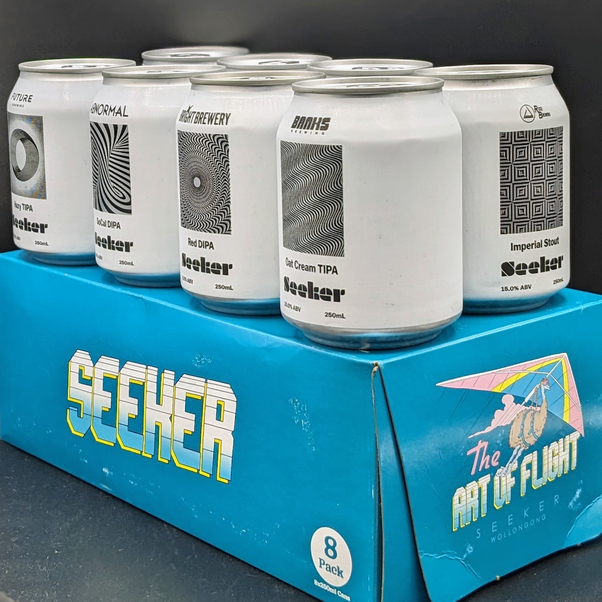 Seeker Collabruary Art Of Flight 8 pack