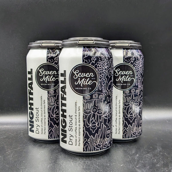 Seven Mile Nightfall Dry Stout Can Sgl 375ml