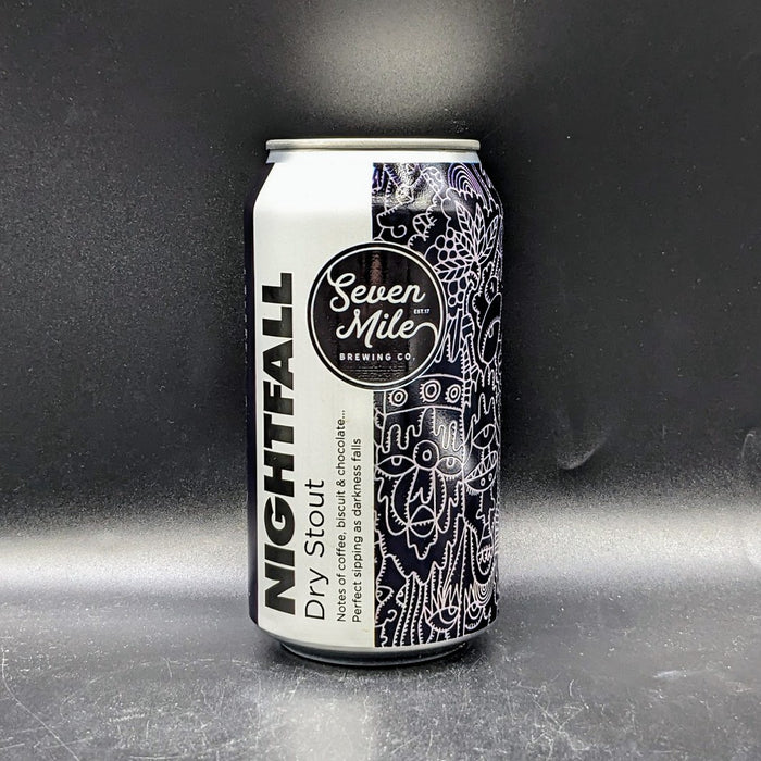 Seven Mile Nightfall Dry Stout Can Sgl 375ml