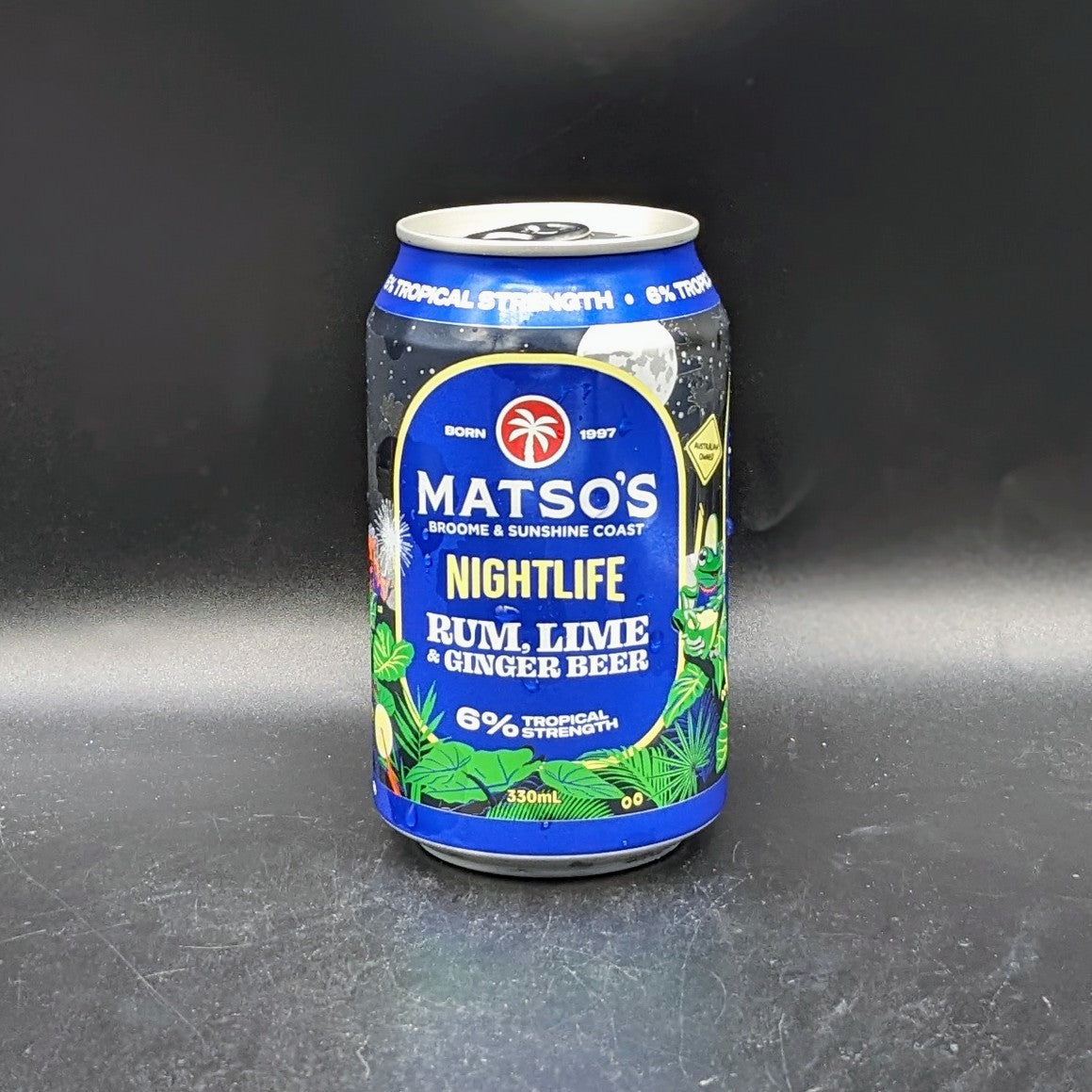Matso's Nightlife Strong Ginger Beer W/ Rum & Lime Can Sgl