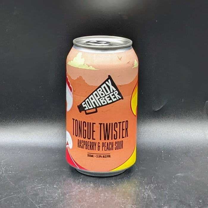 Soapbox Tongue Twister Raspberry & Peach Sour Can Sgl