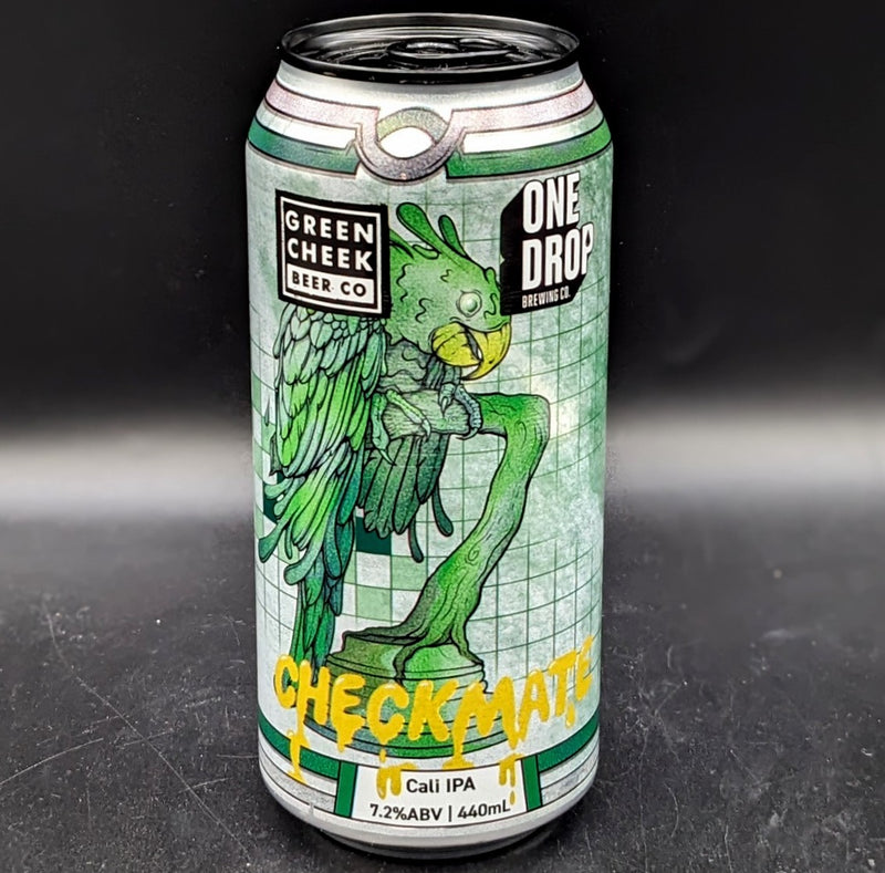 One Drop x Green Cheek Checkmate Cali IPA Can Sgl