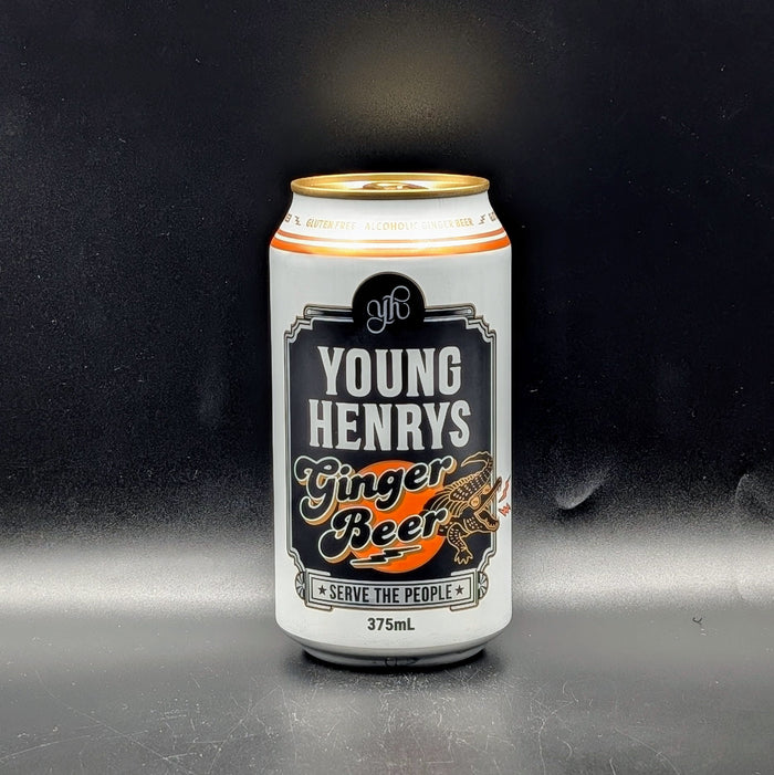 Young Henrys Ginger Beer Can Sgl 375ml