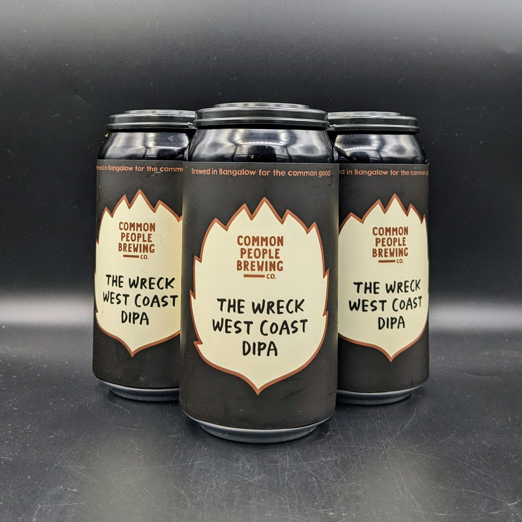 Common People The Wreck West Coast Double IPA Can 4pk - Saccharomyces Beer Cafe