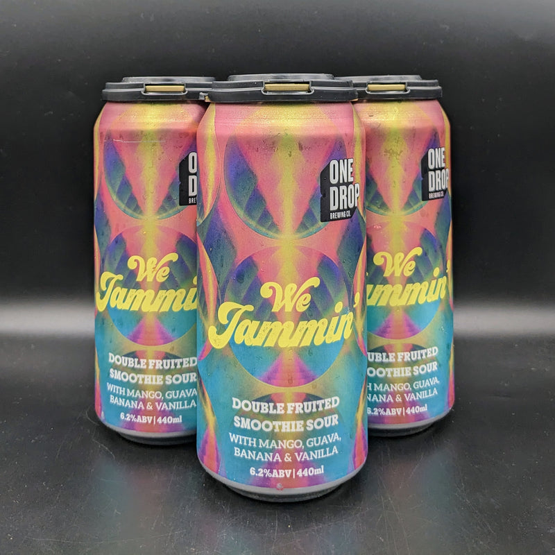 One Drop We Jammin' Double Fruited Smoothie Sour Can 4pk
