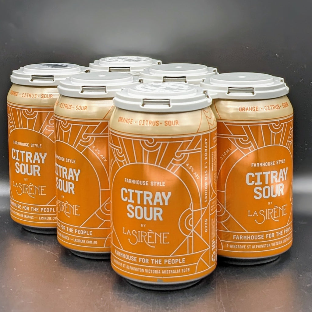 La Sirene Citray Sour Can 4pk - Saccharomyces Beer Cafe