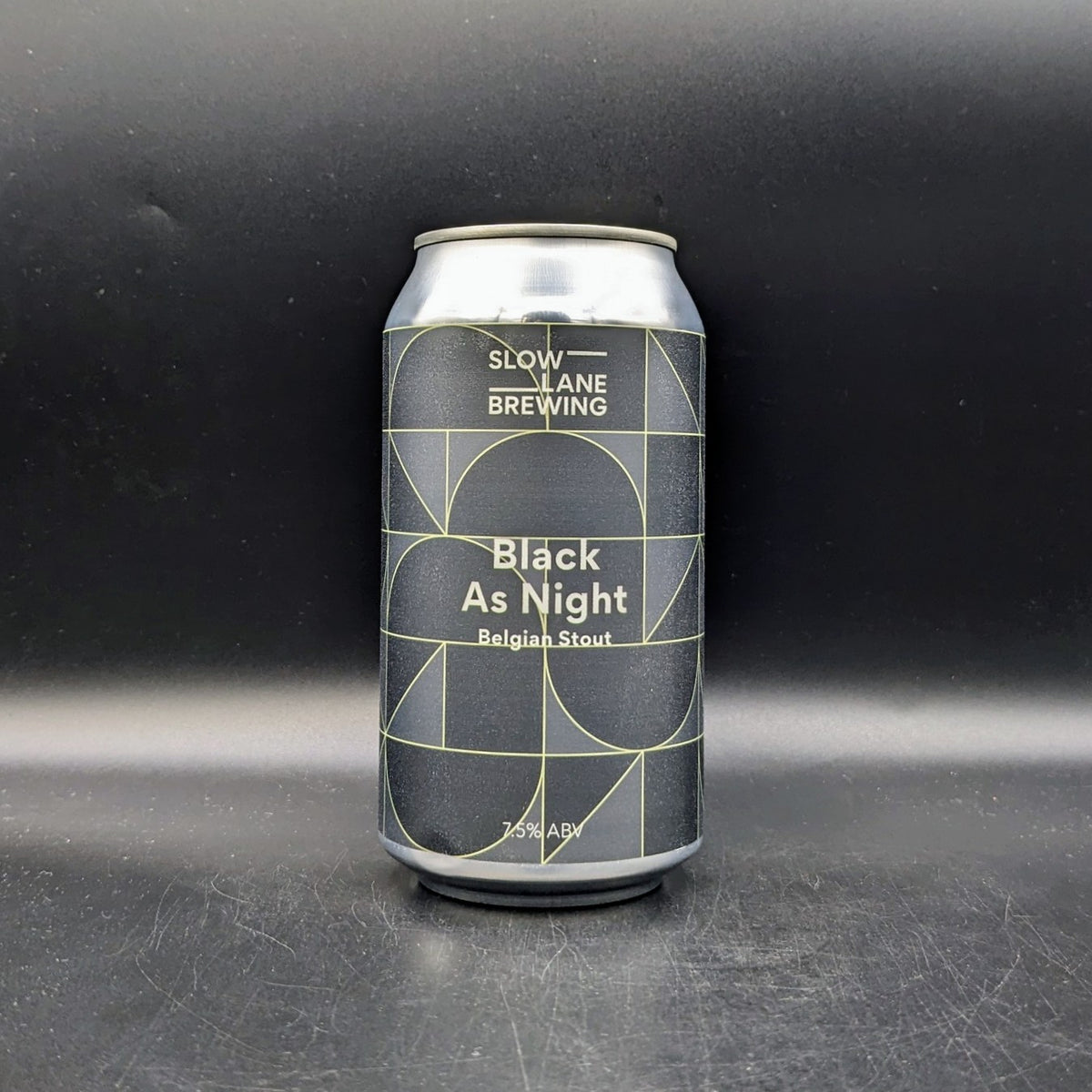 Slow Lane Black as Night - Belgian Stout Can Sgl