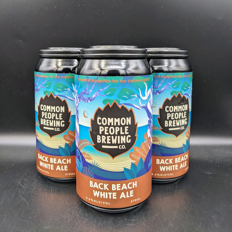 Common People Back Beach White Ale Can 4pk