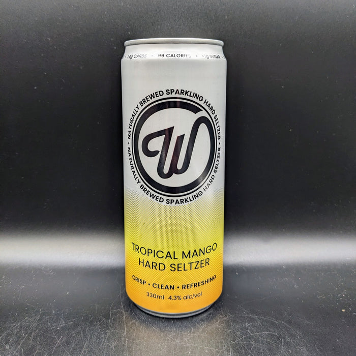 W Seltzer Tropical Mango Hard Seltzer Can Sgl