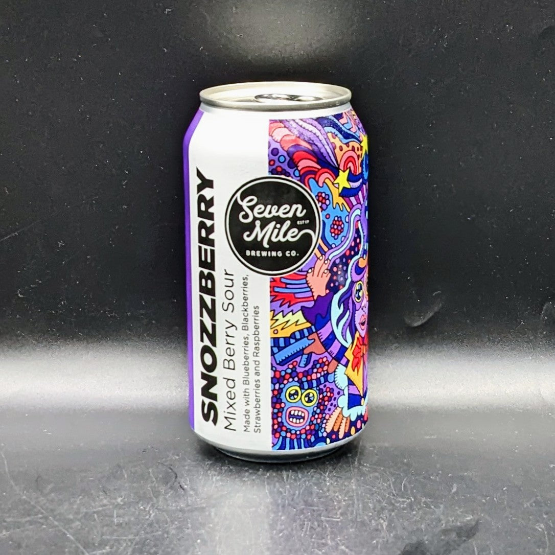 Seven Mile Snozzberry Mixed Berry Sour Can Sgl