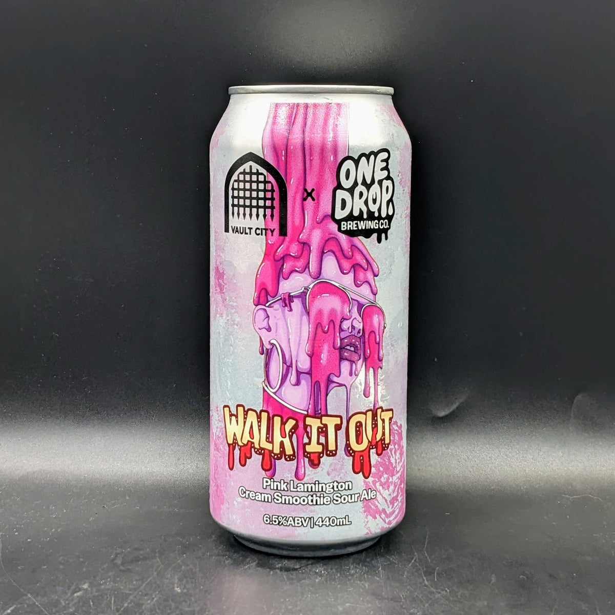 One Drop Walk It Out - Pink Lamington Cream Smoothie Sour Sgl