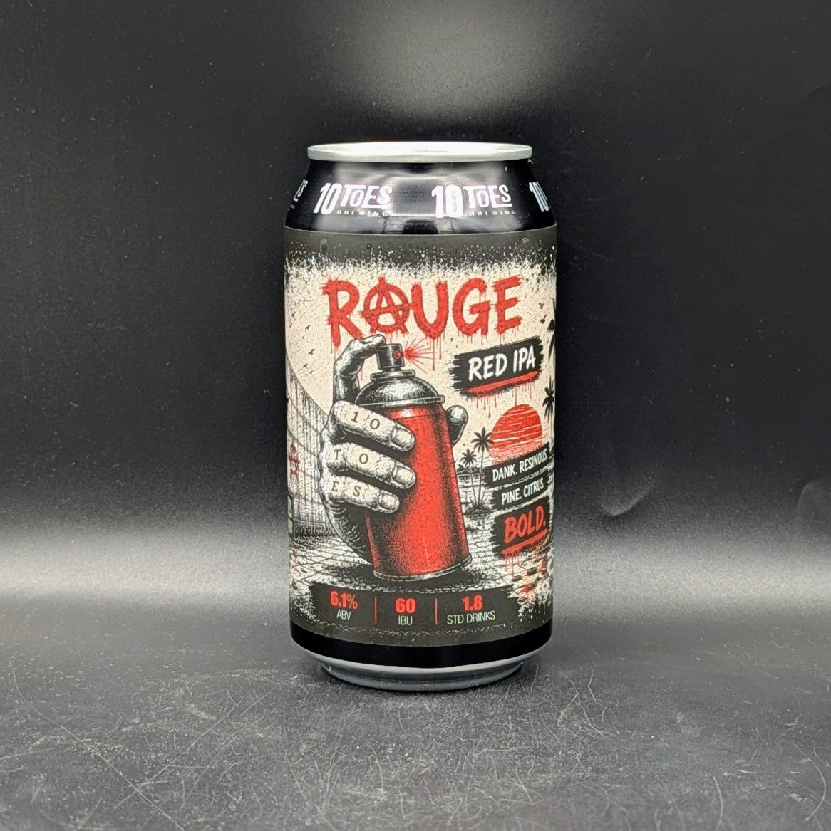 10 Toes Rouge Red IPA Sgl