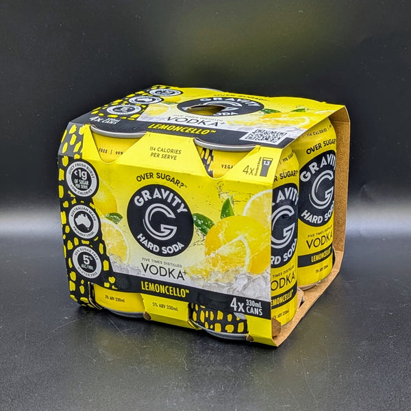 Gravity Lemoncello Hard Soda 5%