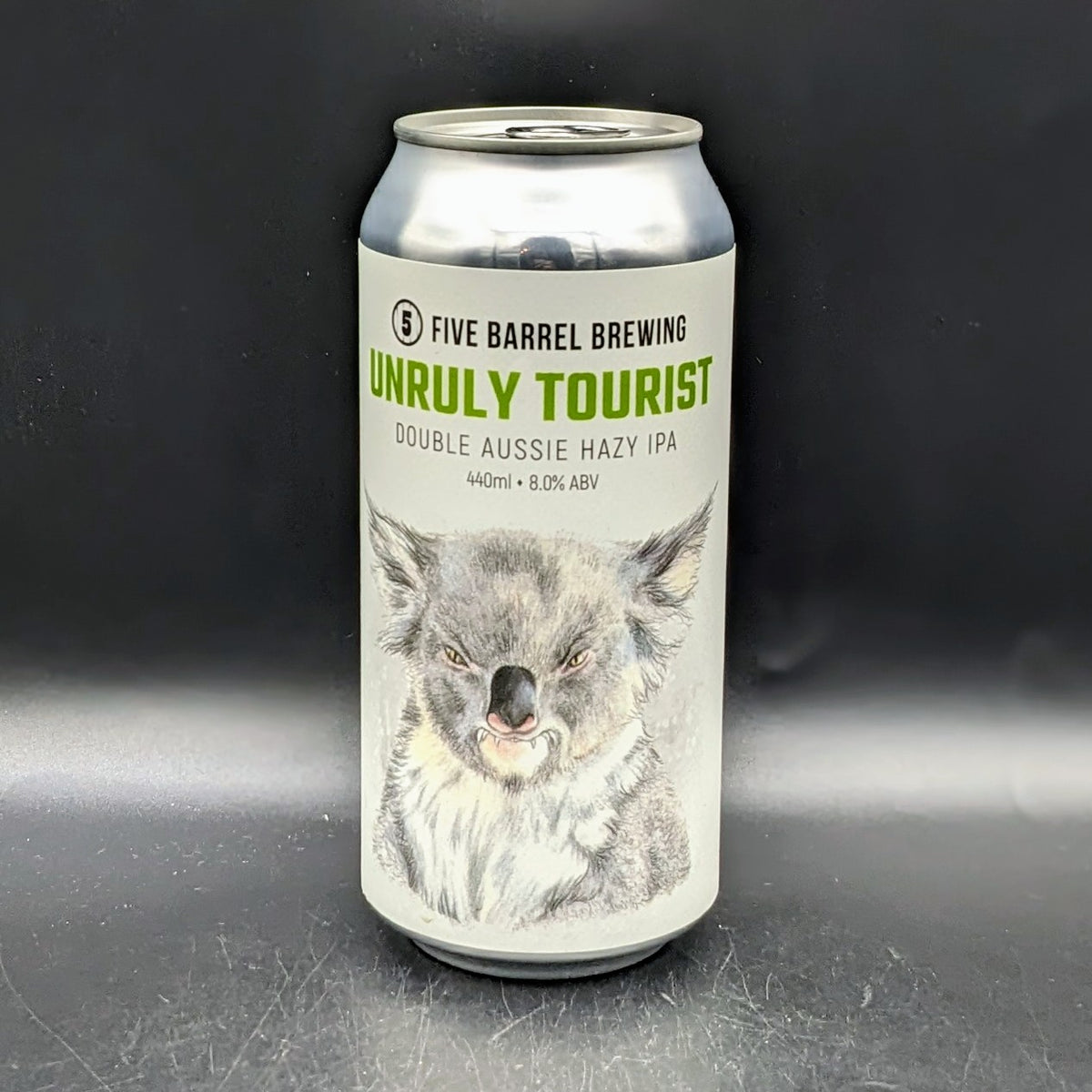 Five Barrel Unruly Tourist Double Aussie IPA 440ml