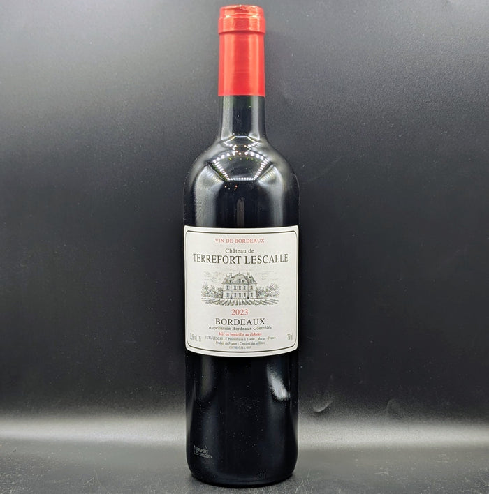 Château de Terrefort Lescalle Bordeaux Rouge