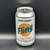 Heaps Normal Fling Fresh Orange Sour 375ml