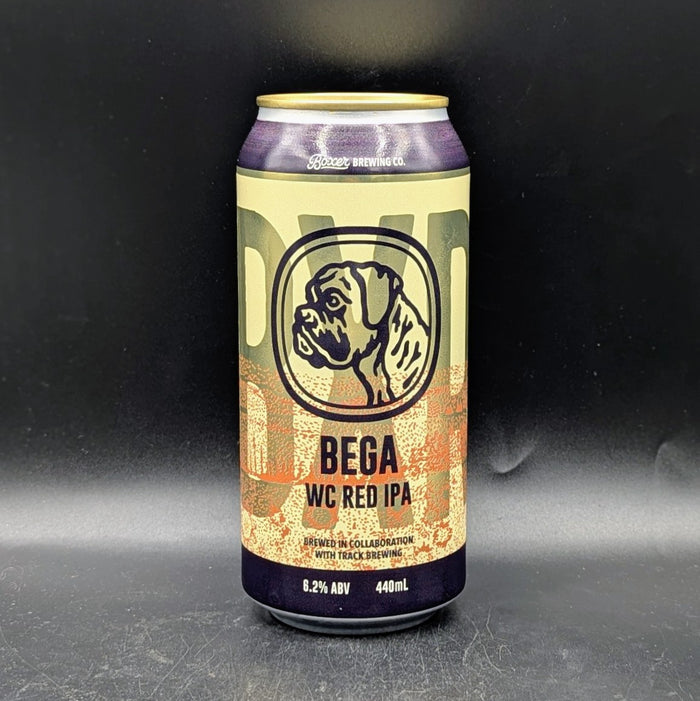 Boxer Brewing X Track Brewing  BXR Bega West Coast Red IPA Sgl