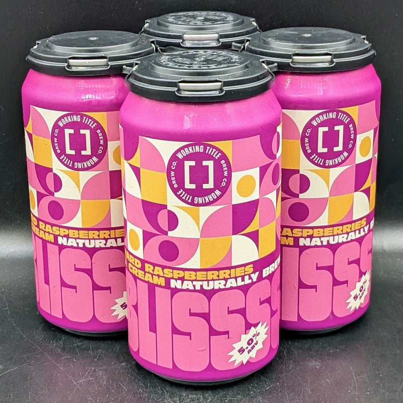 Working Title Brew Co Bliss Raspberries & Cream