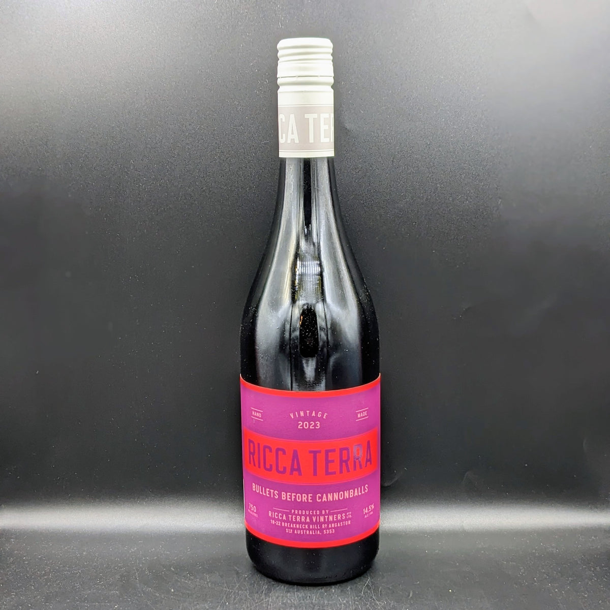 Ricca Terra Bullets Before Cannonballs 750ml