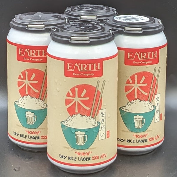 Earth Ikigai Rice Lager Can Sgl