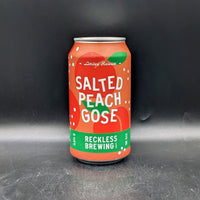 Reckless Salted Peach Gose - Fruited Gose Sgl