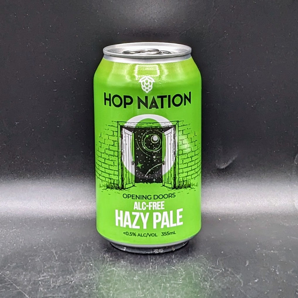 Hop Nation Opening Doors Non Alc Hazy Pale Can Sgl