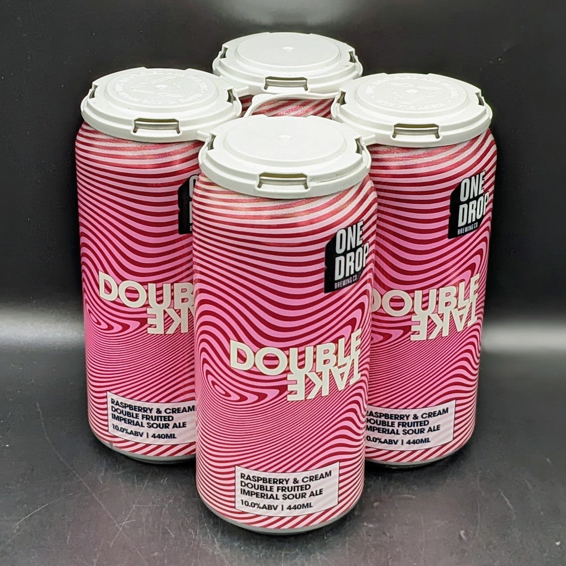 One Drop Raspberry + Cream Doubletake Imperial Smoothie Sour