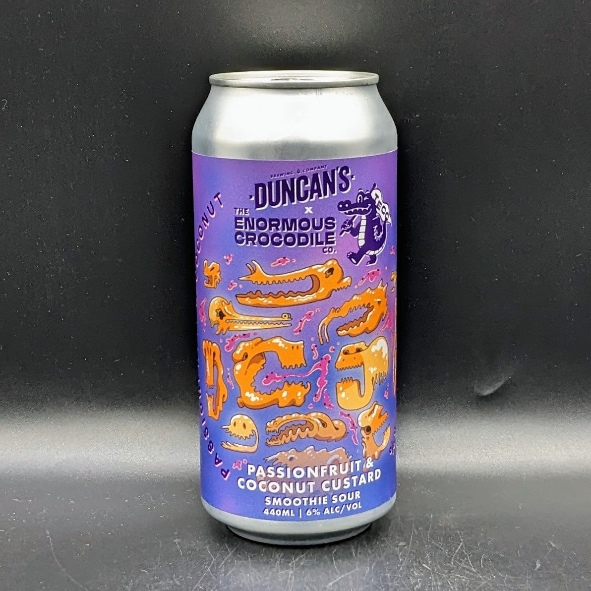 Duncan's Enormous Crocodile Passionfruit & Coconut Custard Sour