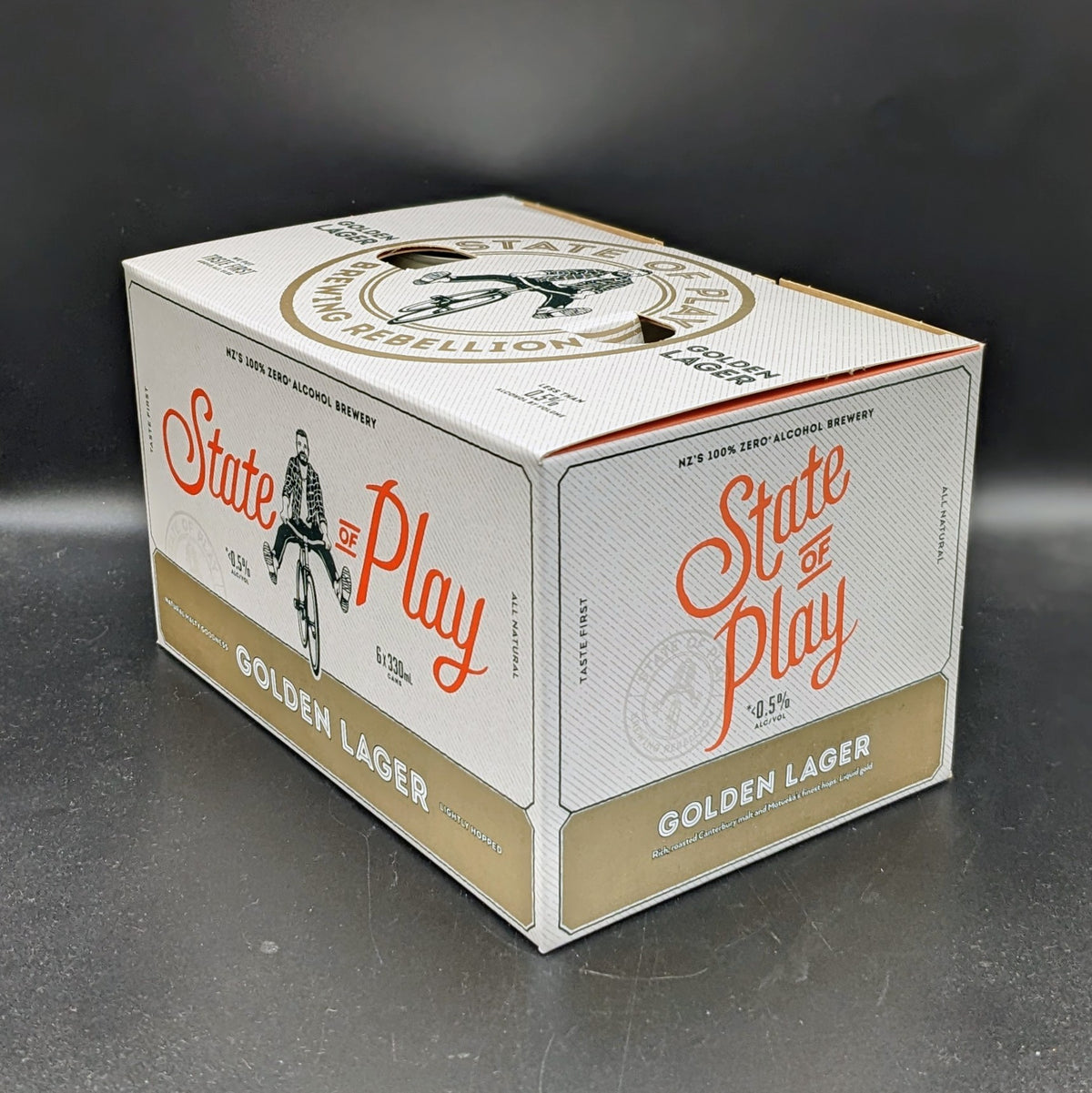 State of Play Golden Lager 0.5% 330ml