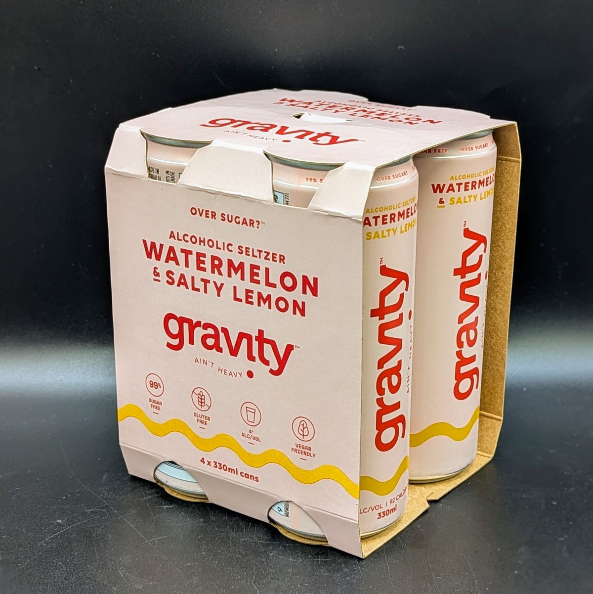 Gravity Watermelon & Salty Lemon Seltzer