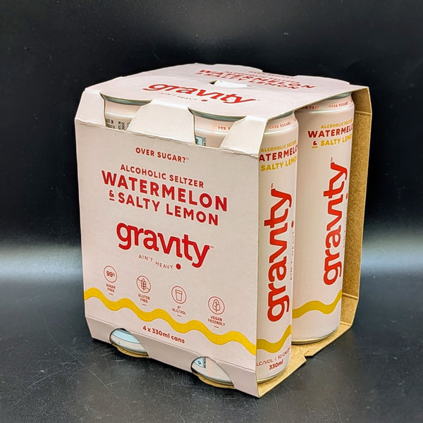 Gravity Watermelon & Salty Lemon Seltzer