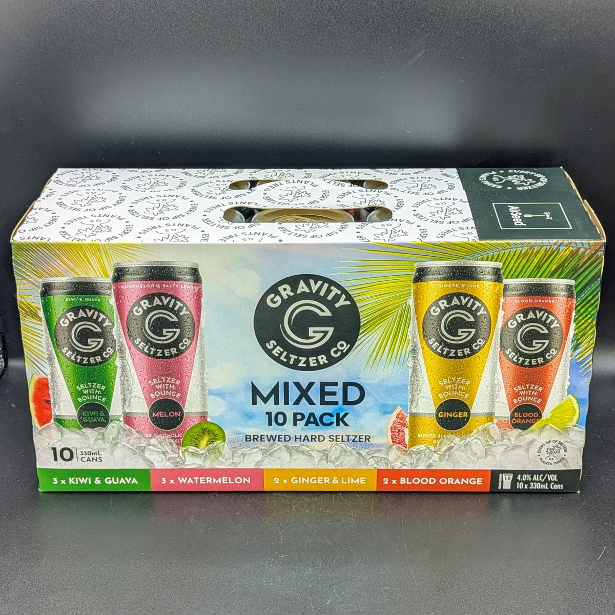 Gravity Mixed 10 Pack Hard Seltzers 4%