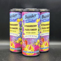 Bunker Distillery Strawberry & Yuzu Smash 375ml