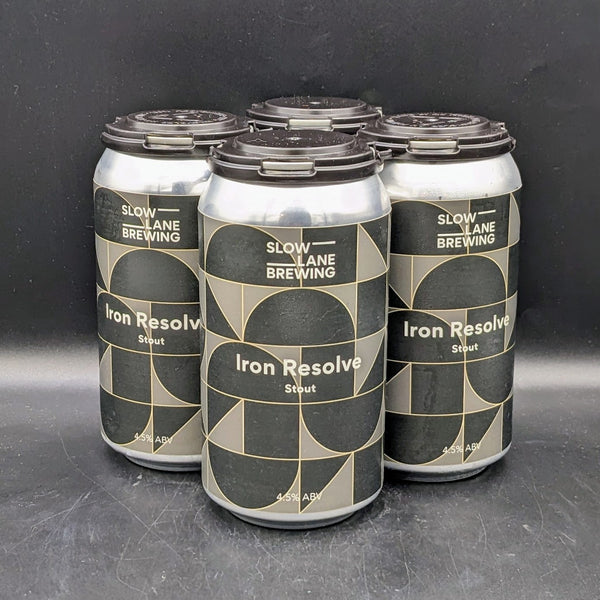 Slow Lane Iron Resolve Stout 375ml