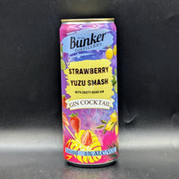 Bunker Distillery Strawberry & Yuzu Smash 375ml