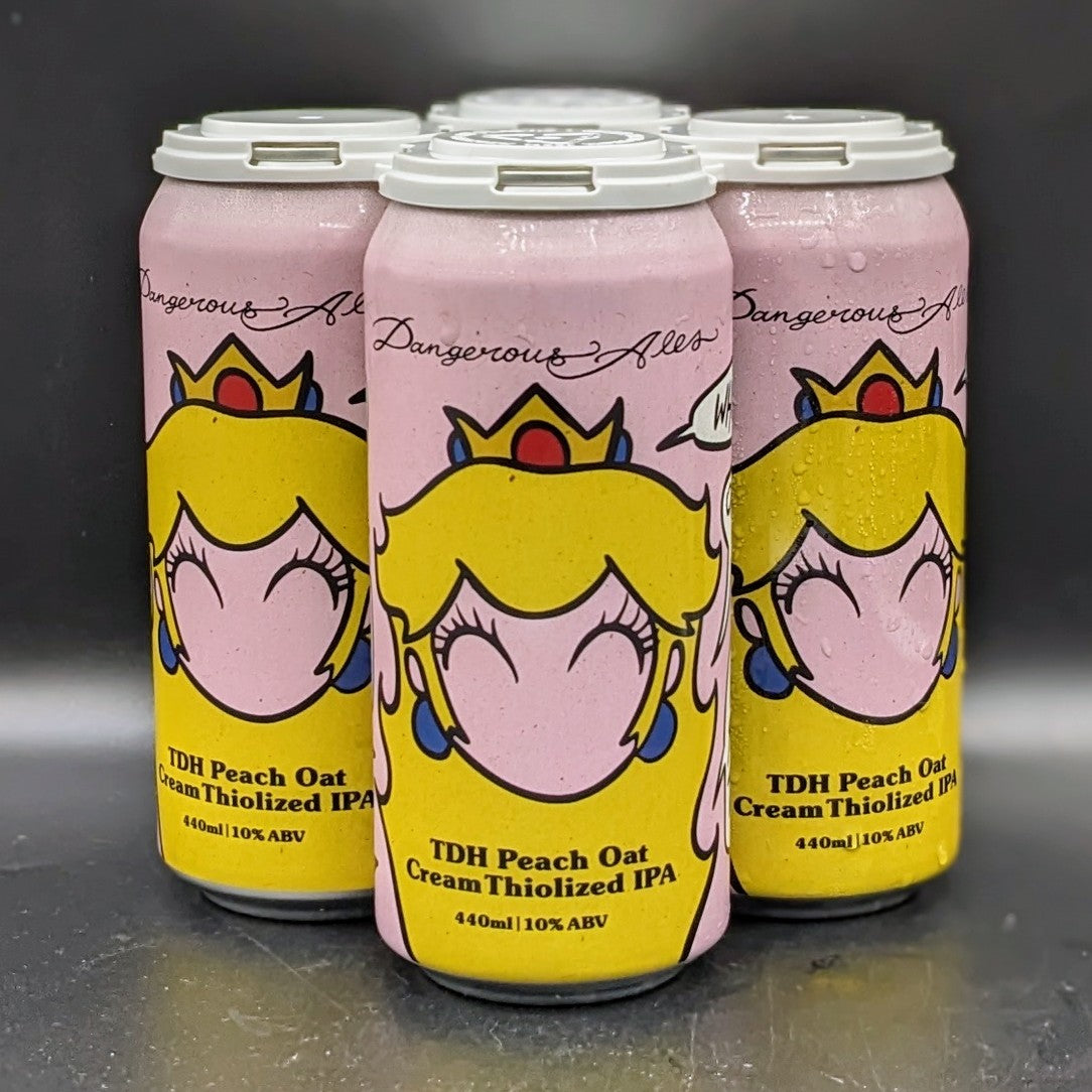 Dangerous Ales Princess Peach TDH Oat Cream Thiolized IPA