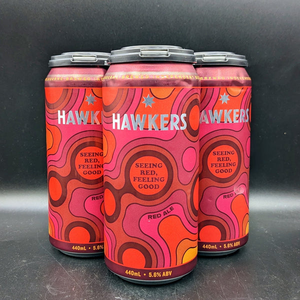 Hawkers Seeing Red, Feeling Good