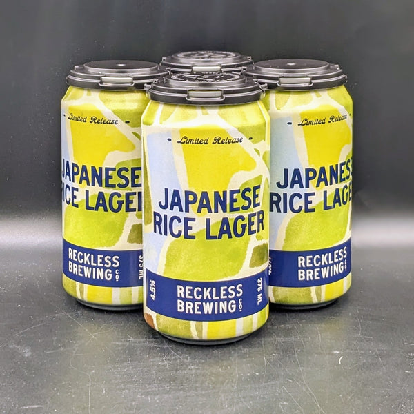 Reckless Brewing Japanese Rice Lager – Saccharomyces Bottle Shop