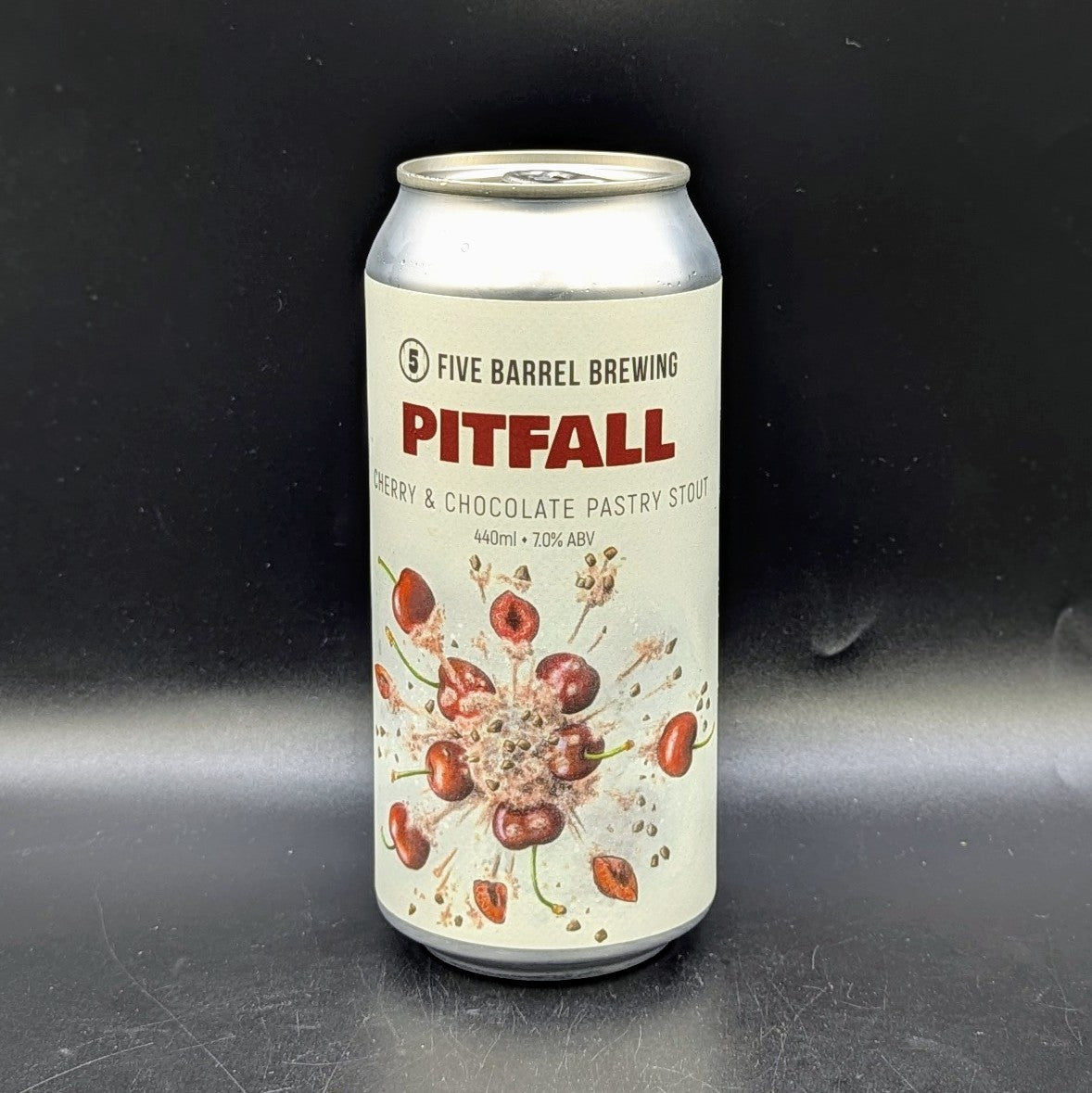 Five Barrel Pitfall Chocolate & Cherry Pastry Stout Can 440ml